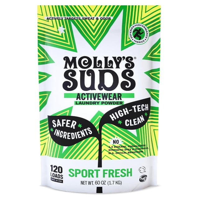 Detergente para ropa Molly's Suds Active Wear Extra Strength