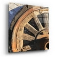 thumbnail image 2 of Epic Art 'Old Wheel I' by Cindy Jacobs, Acrylic Glass Wall Art, 36"x36", 2 of 8