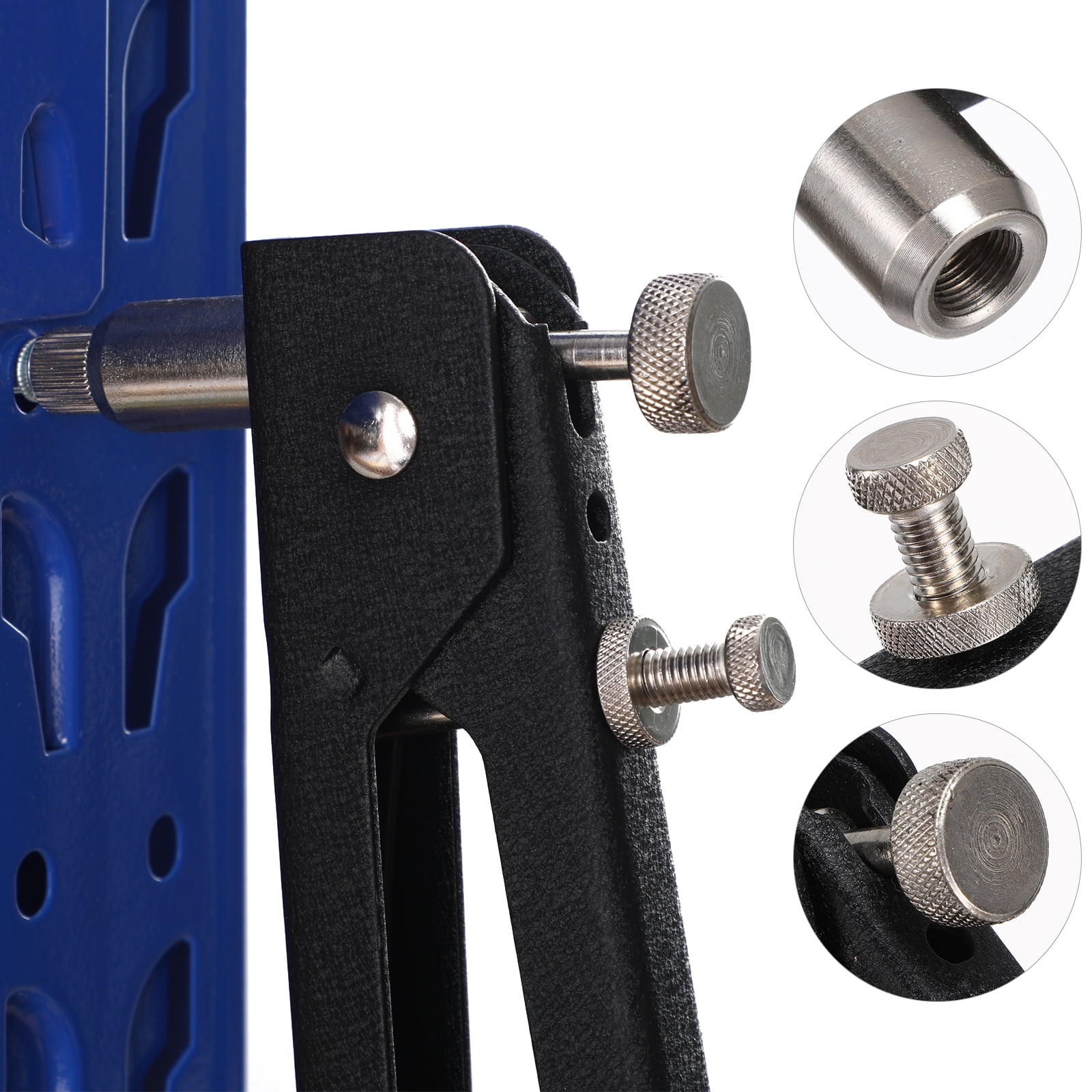 UKCOCO Rivet Nut Tool Kit Black Carbon Steel Complete and Portable 1Set