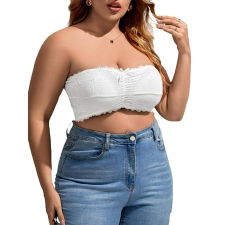 

A Piece White Plus Size Bras & Bralettes (Women s)