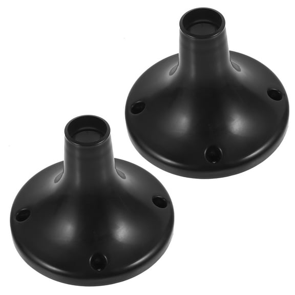 OFFIGAM 2-Pack Outdoor Lamp Post Square Base for Lighting Fixtures Metal Replacement Parts