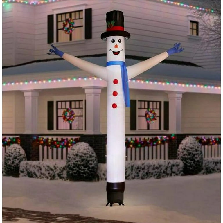 Gemmy 9070602 Inflatable Jolly Jiggler Snowman, 144 Inches