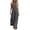 Dark Gray-1, variant on Jumpsuits for Women Halter Neck Button Sleeveless Wide Leg Pants Dressy Casual Summer Boho Rompers with Pockets