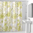 thumbnail image 4 of Watercolor Flower Fabric Shower Curtain Yellow Floral Plant Washable Shower Curtains for Bathroom, Waterproof Bath Curtain with Hooks Home Decor 36x72in, 4 of 8