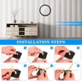 thumbnail image 3 of 10 Piezas de Mecanismo de Movimiento Silencioso para Bricolaje, Juego de Manecillas de Husillo para Reloj de Pared de Cuarzo, Pieza de Reparación, Kit de Reloj, 3 of 8