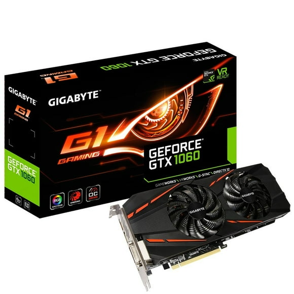 Tarjeta gráfica Gigabyte Geforce GTX 1060 G1 Gaming 6GB GDDR5