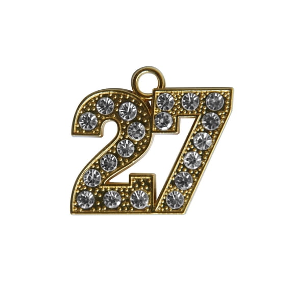 Endea Graduation Gold Tassel Date Bling Charm Year 2027