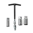 thumbnail image 1 of Juego de llaves de vaso para bujías (16/18/21 mm), kit de herramientas para extraer bujías, llave en T plegable para mantenimiento de motores de coches, motocicletas y camiones F7R5, 1 of 7