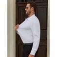 thumbnail image 5 of sogami Men's Stretch Long Sleeve Dress Shirt Wrinkle Free Formal Shirt, 5 of 7