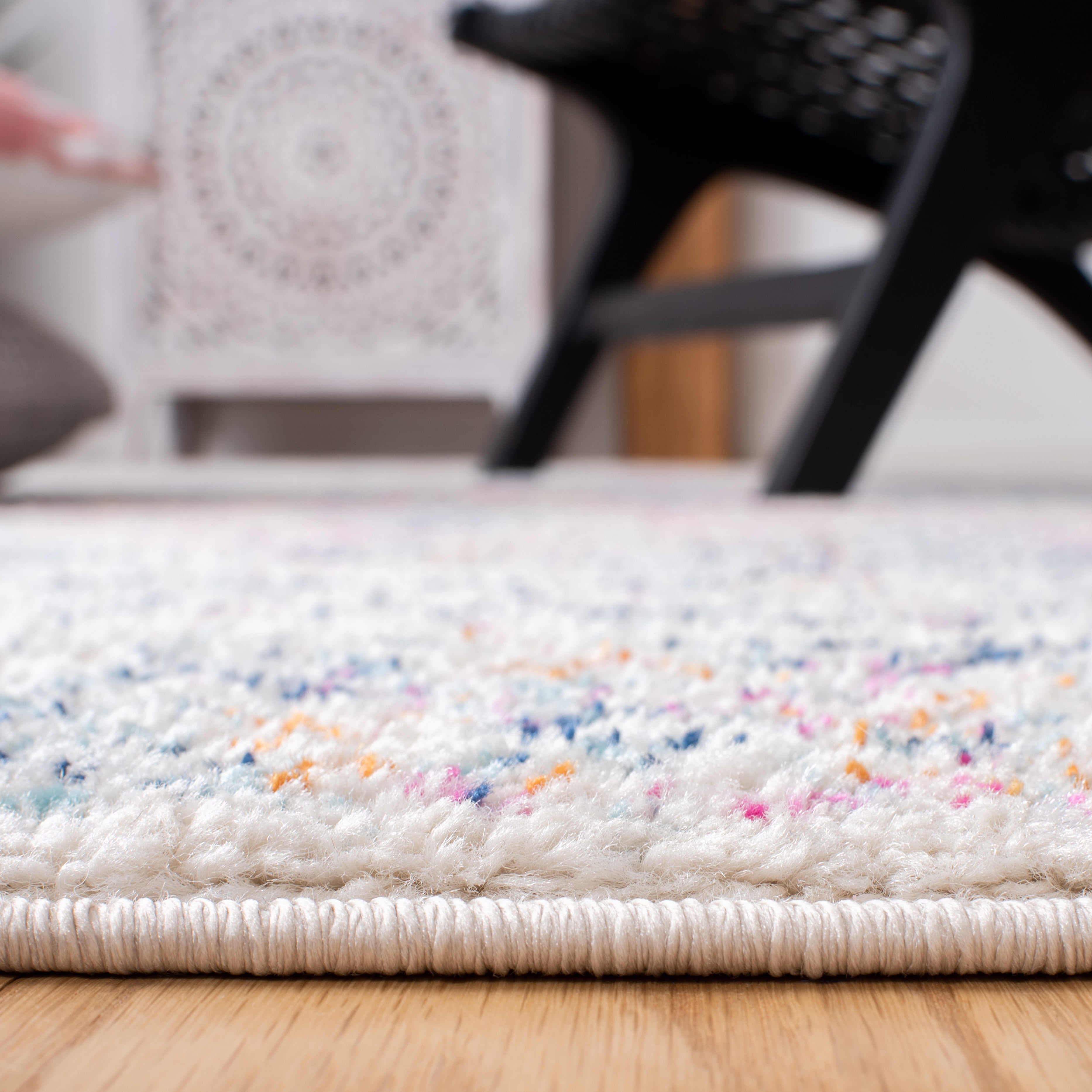 Safavieh Tulum Ophelia Oriental Runner Rug, Ivory/Dark Blue, 2' x 5'