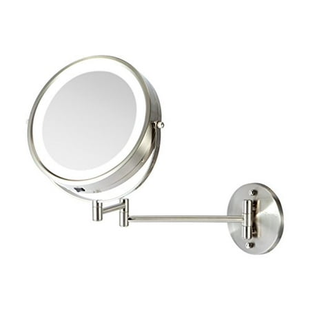 Ovente Mfw85br1x10x 8 5 Inch Battery Operated Led Lighted Wallmount This On Opens A Dialog That Displays Additional Images For Product With The Option To Zoom In Or Out