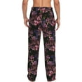 thumbnail image 3 of Xecao Orchids Flowers Men's Straight Lounge Pajama Pants: The Ultimate in Comfortable Sleepwear, 3 of 9