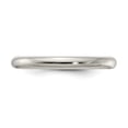 thumbnail image 3 of Solid Titanium Men's Domed 3mm Ring Comfort-Fit Band Size 11, 3 of 4