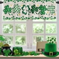 thumbnail image 4 of EUDIDV Lucky Charm Products St. Patrick's Day Style Semi Kitchen Curtains Friendly And Easy To Clean Fabric Easy To Install Suitable For Kitchen Living Room Bedroom Irish Day, 4 of 6