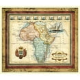 thumbnail image 3 of Vision Studio 17x15 Black Modern Framed Museum Art Print Titled - Map of Africa, 3 of 5