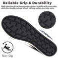 thumbnail image 5 of Knivor Sneakers for Women Low Top Canvas Lace Up Casual Skate Shoes Star Print Fashion Walking Tennis Shoes, 5 of 9