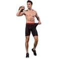 thumbnail image 6 of Maxcozy Men's Compression Shorts Quick-drying Elastic Tight Sport Short Pants, 6 of 8