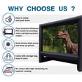 thumbnail image 2 of 20 Feet Inflatable Outdoor Movie Projector Screen, XHYCPY Blow Up Projector Screen Projection Screen for Outdoor Backyard - Includes Powerful Blower, Base Stakes, Tie-Downs and Storage Bag (20feet), 2 of 4
