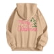 thumbnail image 4 of WILLBEST Sudaderas Deportivas para Mujer, Camiseta de Feliz Navidad para Mujer, Sudadera con Estampado de Letras y Árbol de Navidad, Sudadera con Capucha Navideña X-Grande, 4 of 4