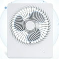thumbnail image 3 of Needhep Foldable Desk Fan With Base,Small Battery Operated Fan, Remote Fans for Bedroom, Quiet Room Fan, Small Clip Fan (white), 3 of 9