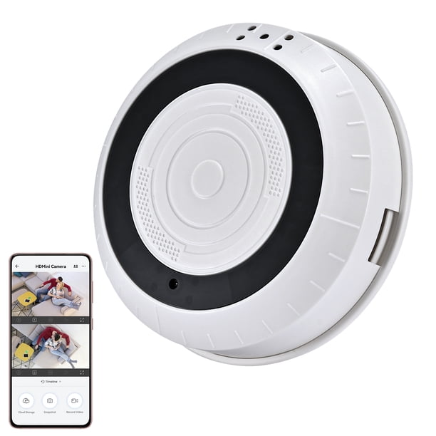 Cámara de Videovigilancia WiFi 1080P, Visión Nocturna, Grabación en Bucle para Casa, Oficina y Almacén
