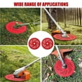 thumbnail image 6 of Circular Saw Blade for Weed Trimmers, 9" X 36 Teeth Carbide Tip Brush Blades with Adapter Kit, Steel Wire Grass Trimmer Head, Weed Wacker Blade for Most Brush Cutter,Trimmer,Weeder, 6 of 7