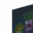 thumbnail image 2 of Luxe Metal Art 'Squirrel And Asparagus' by Valery Vecu Quitard, Metal Wall Art, 12"x16", 2 of 9
