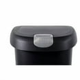 thumbnail image 5 of 12.3gal Slim Step Trash Can with Locking Lid Black: Large Kitchen Garbage Can, Pedal-Operated, Removable Lid, 5 of 6
