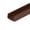 Brown, variant on Outwater 3/4 in. Black Styrene U-Channel/C-Channel, 18 in. Long, 4-Pack, 6 Linear Feet