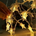thumbnail image 4 of Luces de estrella LED decorativas, lámpara de estrella de cinco puntas blanca cálida USB adecuada para bodas y decoración de habitaciones, 4 of 5