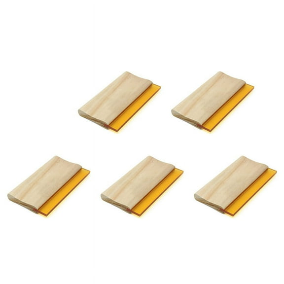 5X 8 Inch Silk Screen Printing Squeegee Single 70 Durometer Ink Scraper Tools