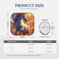 thumbnail image 3 of Daiia Rainbow Sunset Cloud White Horse 2PCS Car Windshield Sun Shade, Foldable Sun Shield for Car Front Window, Auto Sun Blocker Visor Protector Universal for Truck SUV Pickup-Medium, 3 of 7