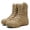 Brown, variant on LUXUR Men Combat Boot Round Toe Tactical Boots High Top Work Booties Breathable Mens Brown 11