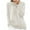 White, variant on XuJwPNcy Women's Fall Sweater Long Sleeve Crew Neck Solid Hollow out Sweater Casual Pullover Tops