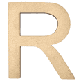 thumbnail image 1 of 20" Tall MDF Letter R | 1/8" Thick | Krafty Supply Letters | Arial | Wooden Letter, 1 of 4