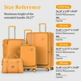 thumbnail image 5 of Joyway - 4 Luggage Sets PC Hardside Spinner Luggage -（Expandable Suitcase20"24"）28-in Checked Luggage, 5 of 10