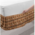 thumbnail image 2 of Egyptian Bed Skirt, Egyptology Theme Mythological Cartoon Characters Archeology History Illustration, Elastic Bedskirt Dust Ruffle Wrap Around for Bedding Decor, 4 Sizes, Multicolor, by Ambesonne, 2 of 2
