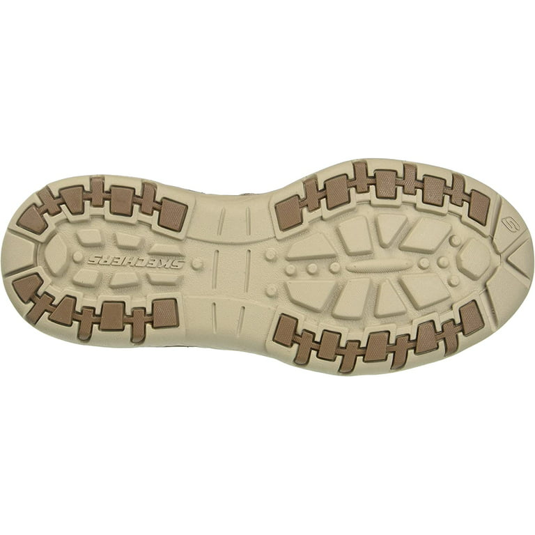 Skechers Men's Relaxed Fit-Creston-Moseco Moccasin, Light Brown