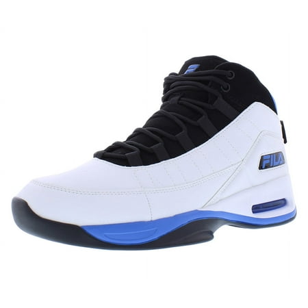 Fila Men’s Sneakers, White/Black/Blue, Size 11.5