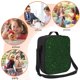 thumbnail image 5 of Disketp Emerald Green Sparkling Bolsa Térmica Estampada para Almuerzo, Lonchera para Hombres y Mujeres Adultos, 5 of 7