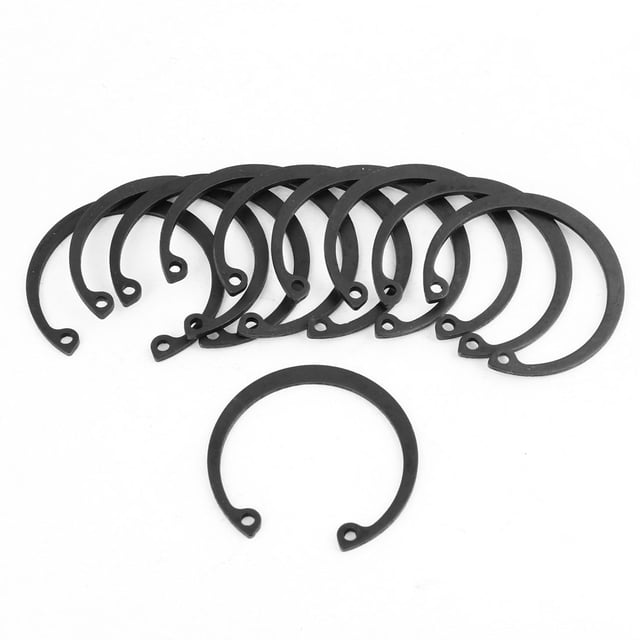 Unique Bargains 10 Pcs 1.3' X 1.5' Circle Metal Internal Retaining Circlip Rings