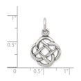 thumbnail image 2 of Sterling Silver Antiqued Celtic Knot Charm, 2 of 4