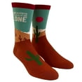 thumbnail image 2 of Men's It's A Beautiful Day to Leave Me Alone Socks Funny Desert Camping Graphic Footwear, 2 of 8