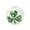 A, variant on Herrnalise 30 Pieces St.Patrick’s Day Wooden Beads 16mm White Wooden Bead Shamrock Pattern Round Bead Good Luck Clover Farmhouse Bead for St. Patrick’s Day Garland Jewelry Crafts Making