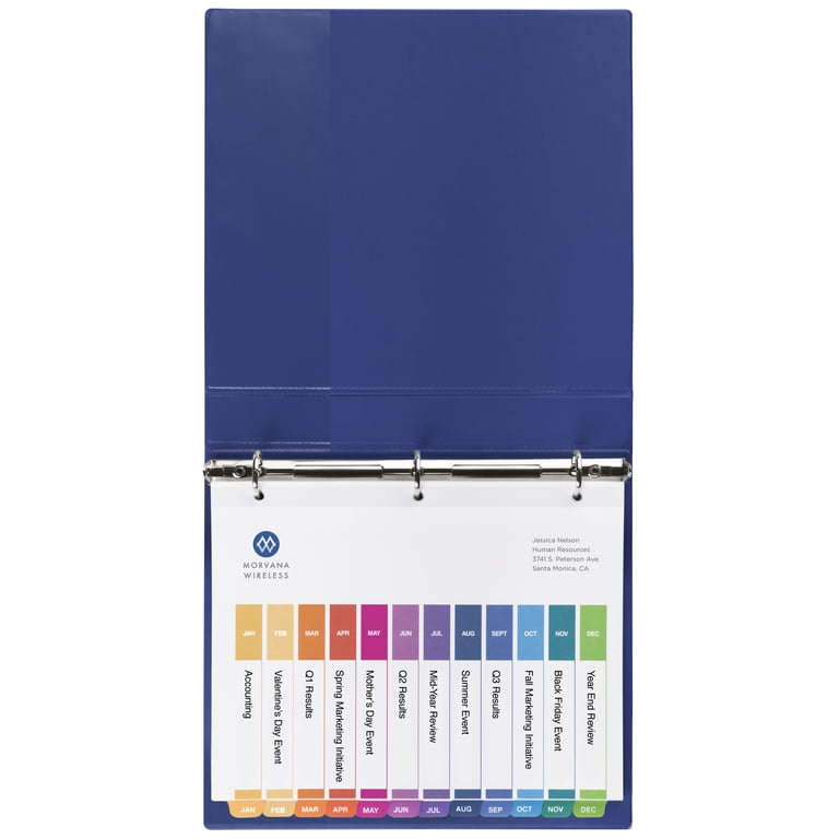 Avery Jan-Dec Dividers, 12 Tabs, Ready Index, 6 Sets photo 8