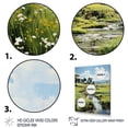 thumbnail image 3 of Designart "In Pasture Countryside Sheep painting" Landscape & Nature Floater Framed Canvas Print, 3 of 7