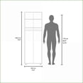 thumbnail image 2 of Armoires, Barkley Contemporary Slim Armoire | White | Engineered Wood, 2 of 8