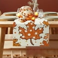 thumbnail image 4 of YIKA 13x72 Inch Fall Table Runner Thanksgiving Harvests Table Runner Autumns Pumpkin Maple Leaf Runners For Home Kitchen Dining Party Decoration A, 4 of 6