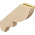 thumbnail image 5 of Ekena Millwork 3"W x 18"D x 18"H Ridgewood Rough Cedar Woodgrain TimberThane Knee Brace, Primed, 5 of 6