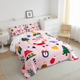 thumbnail image 3 of Homewish Santa Claus Bedding Comforter Set 2pcs for Teens Boys Girls,Happy New Year Twin Comforter Sets Microfiber,Merry Christmas Xmas Breathable Bedding Set,Breathable Home Decor,Reversible, 3 of 8